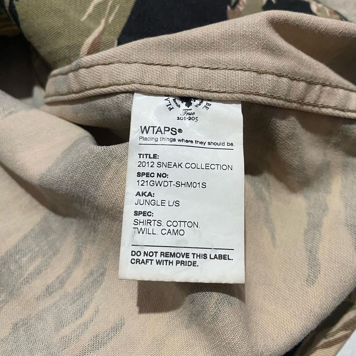 WTAPS SS12 Tiger Stripe Jungle BUDS, foto 5